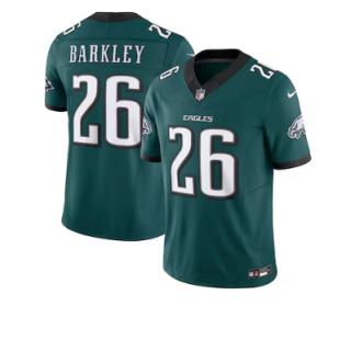 Saquon Barkley, Philadelphia Eagles Nike Vapor F.U.S.E. Limited Jersey - Midnight Green